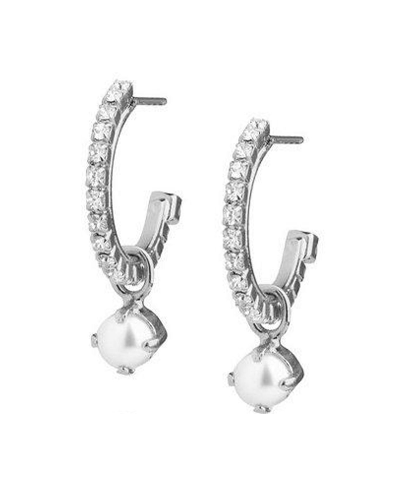 Bella korvakorut crystal rhodium