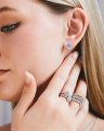 Delphine Earrings Lavender