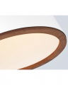 Murphy Pendant White and Dark Teak Large