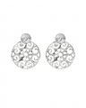 Evanna Earrings Crystal Rhodium