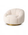 Inger snurrfåtölj bouclé cream