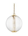 Pietra taklampe vintage messing