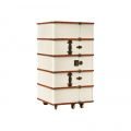 Stateroom bar cabinet off-white