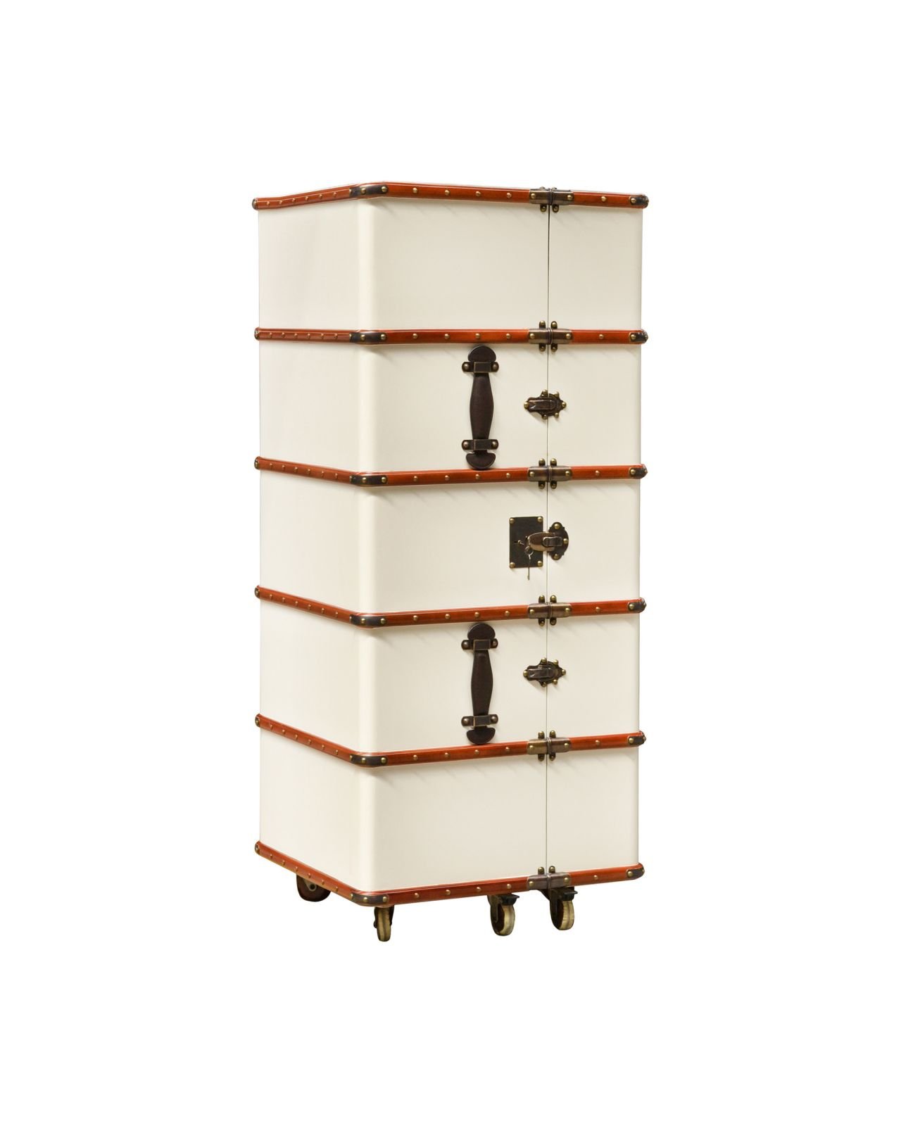 Stateroom bar cabinet off-white