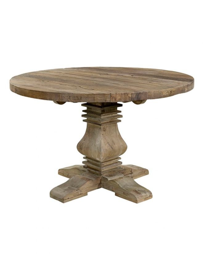 New Salvage Round Dining Table