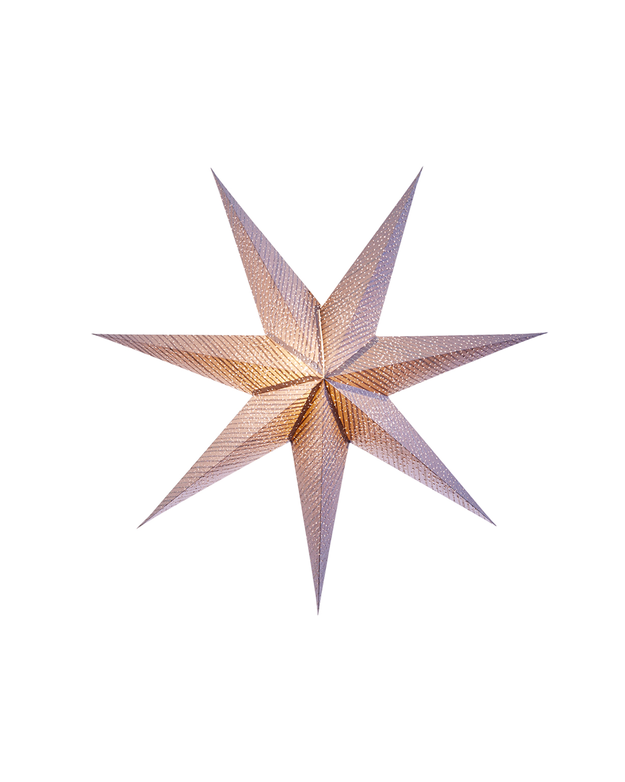 Sinatra adventsstjärna silver/glitter 76 cm