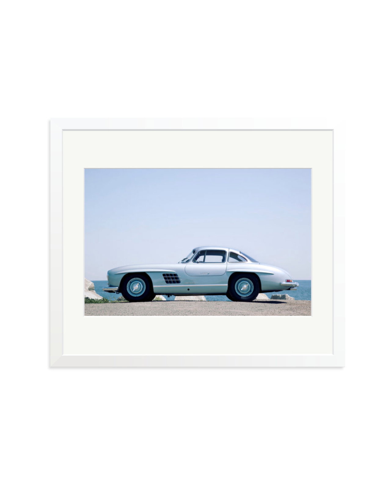 1956 Mercedes Benz White / Large