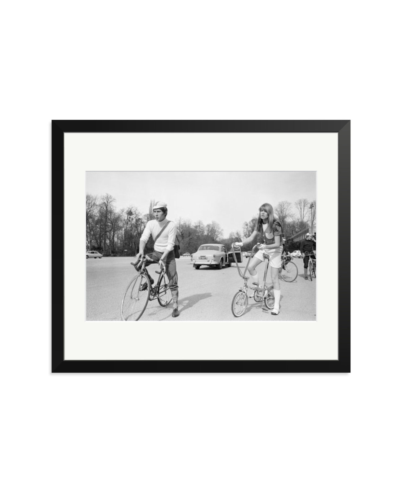 Jacques Dutronc and Françoise Hardy Black / Large
