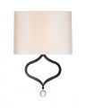 Heart Sconce Black