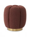 Orchanic Stool Bouclé Rouge