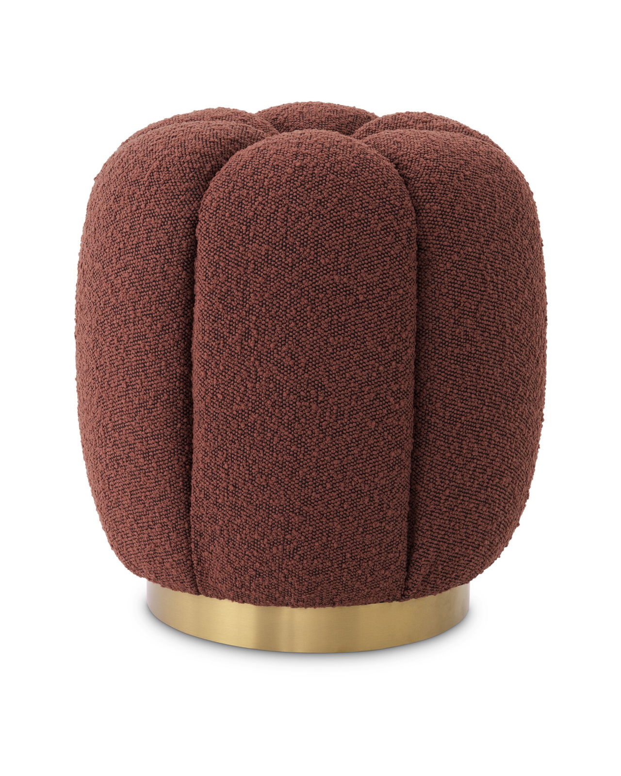 Orchanic Stool Bouclé Rouge