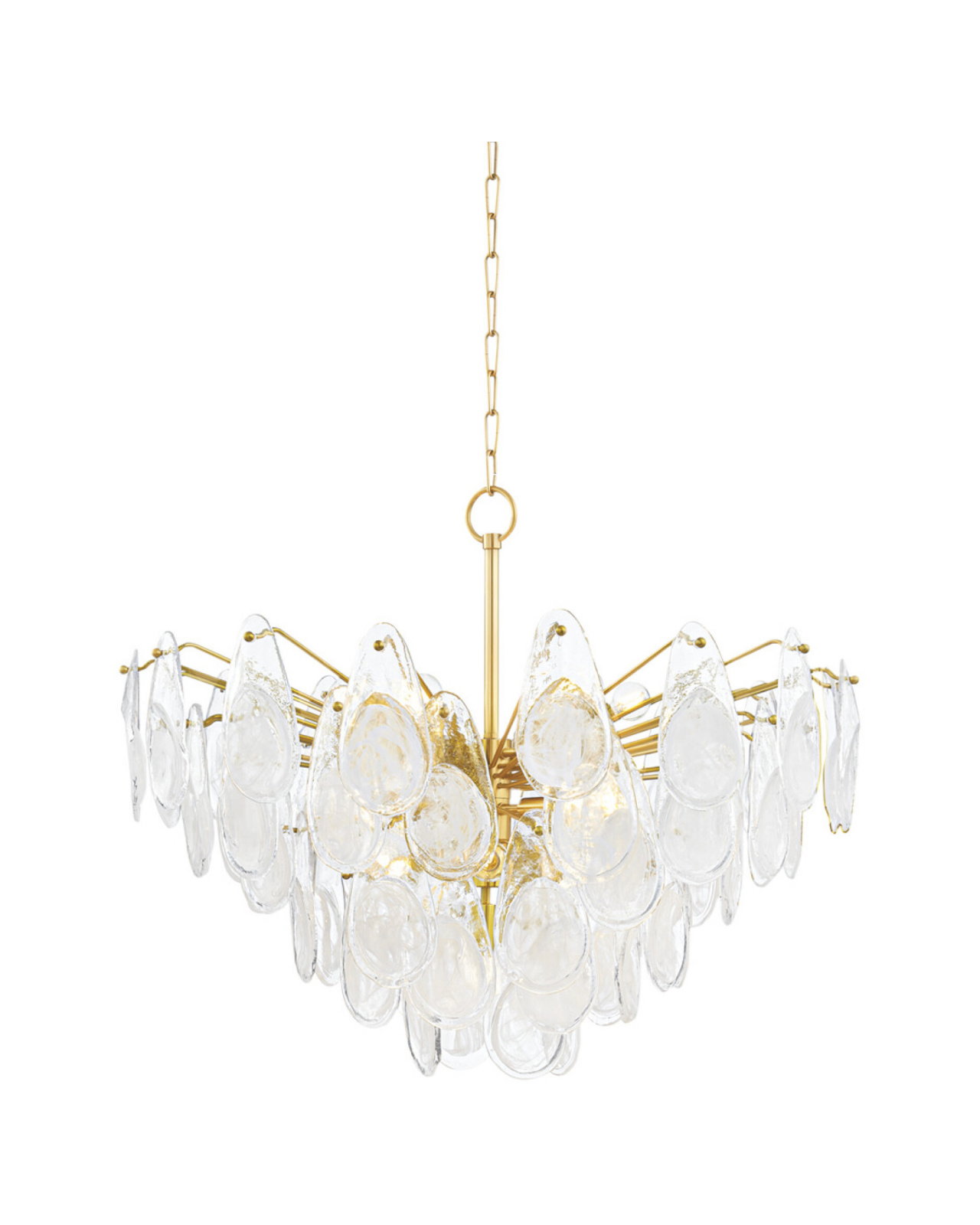 Darcia Chandelier Aged Brass