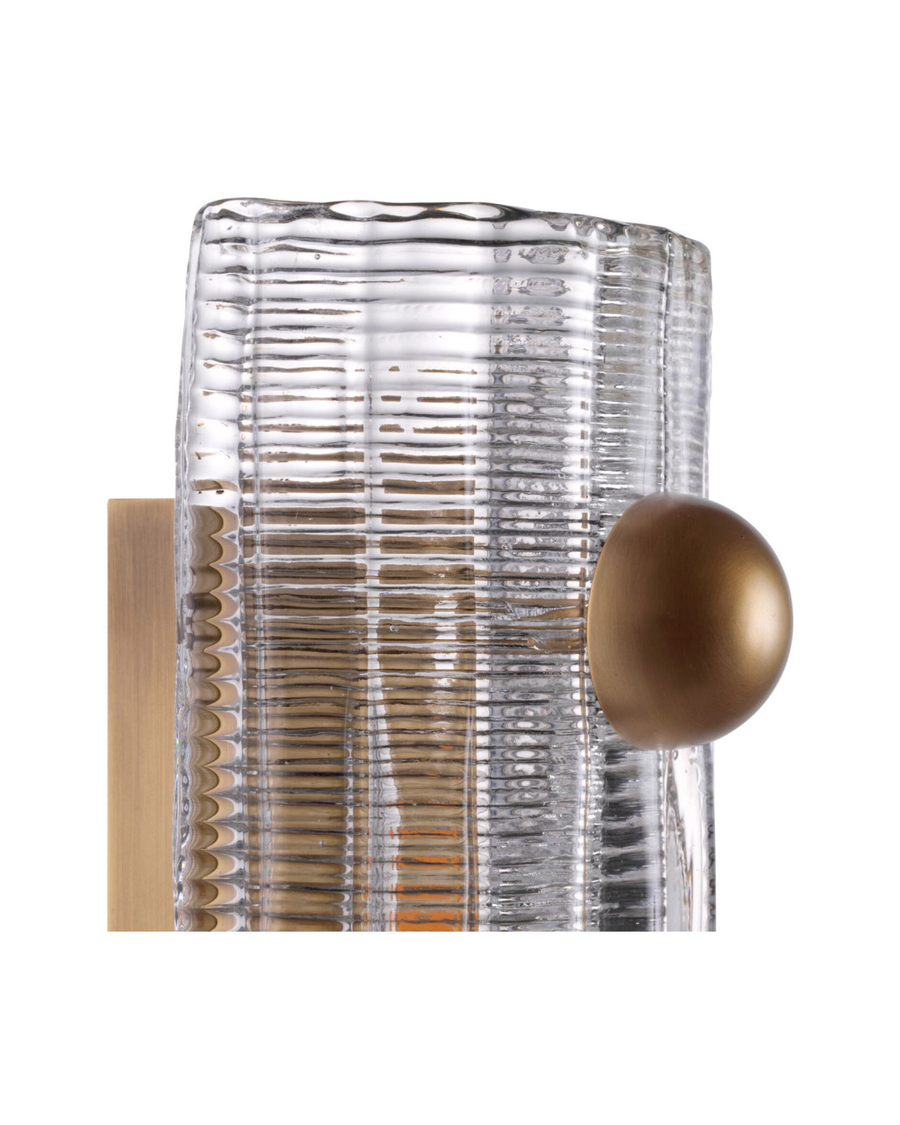 Dara vägglampa antik mässing