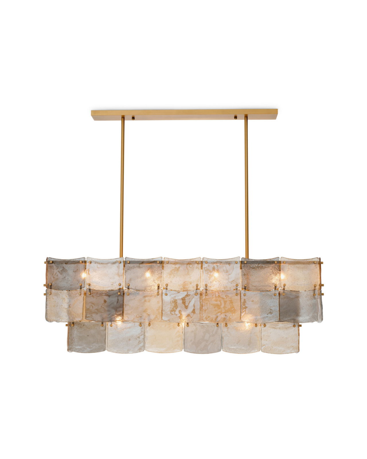 Laurent plafondlamp antiek messing