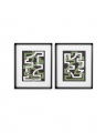 Window Trellis wall art by Michael Willett set of 2