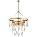 Halcyon Large Chandelier Antique-Burnished Brass