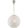 Hailey Medium Round Pendant Polished Nickel