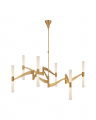 Brenta Grande Chandelier Antique Brass