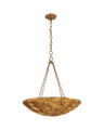 Benit Medium Sculpted Pendant Gild and Gilded Plaster