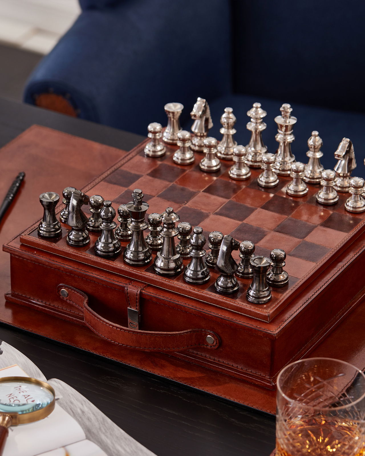 Kensington schack läder