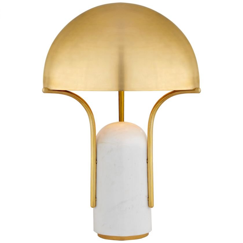 Affinity Medium Dome Table Lamp White