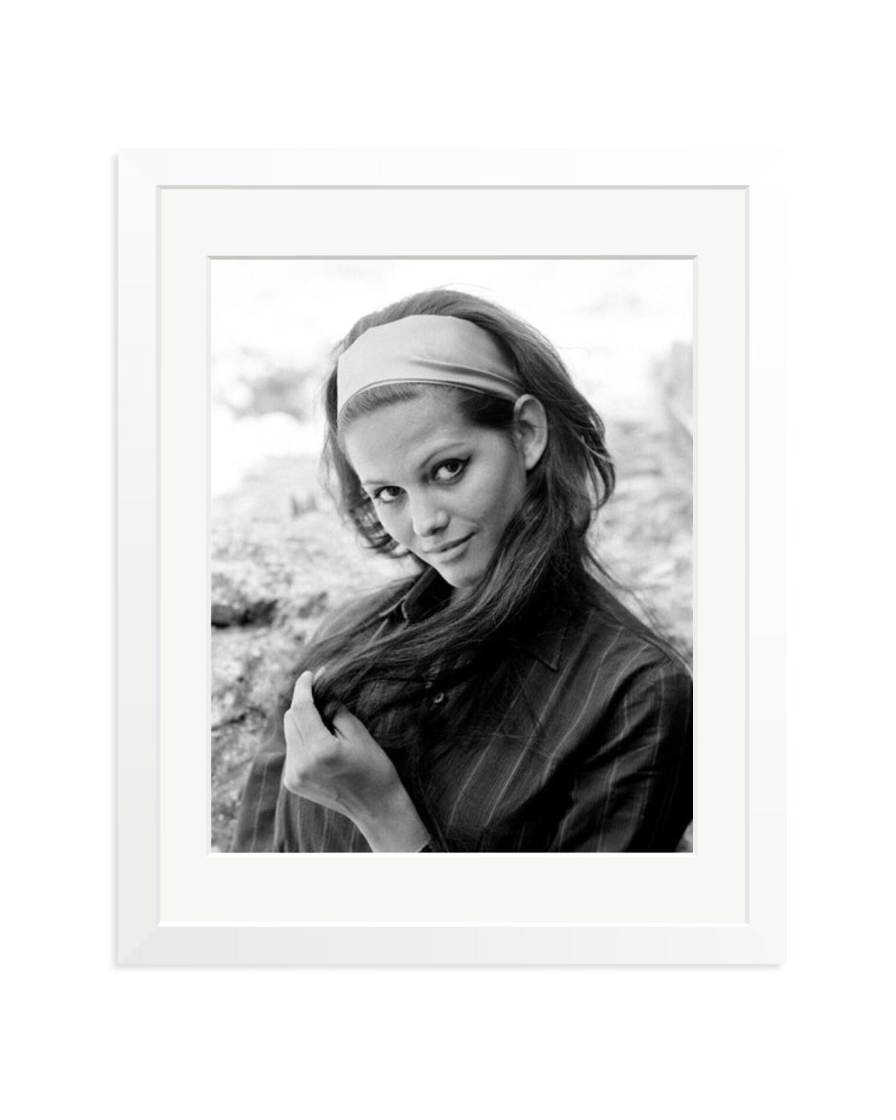 Claudia Cardinale Portrait, 1950 White / Medium