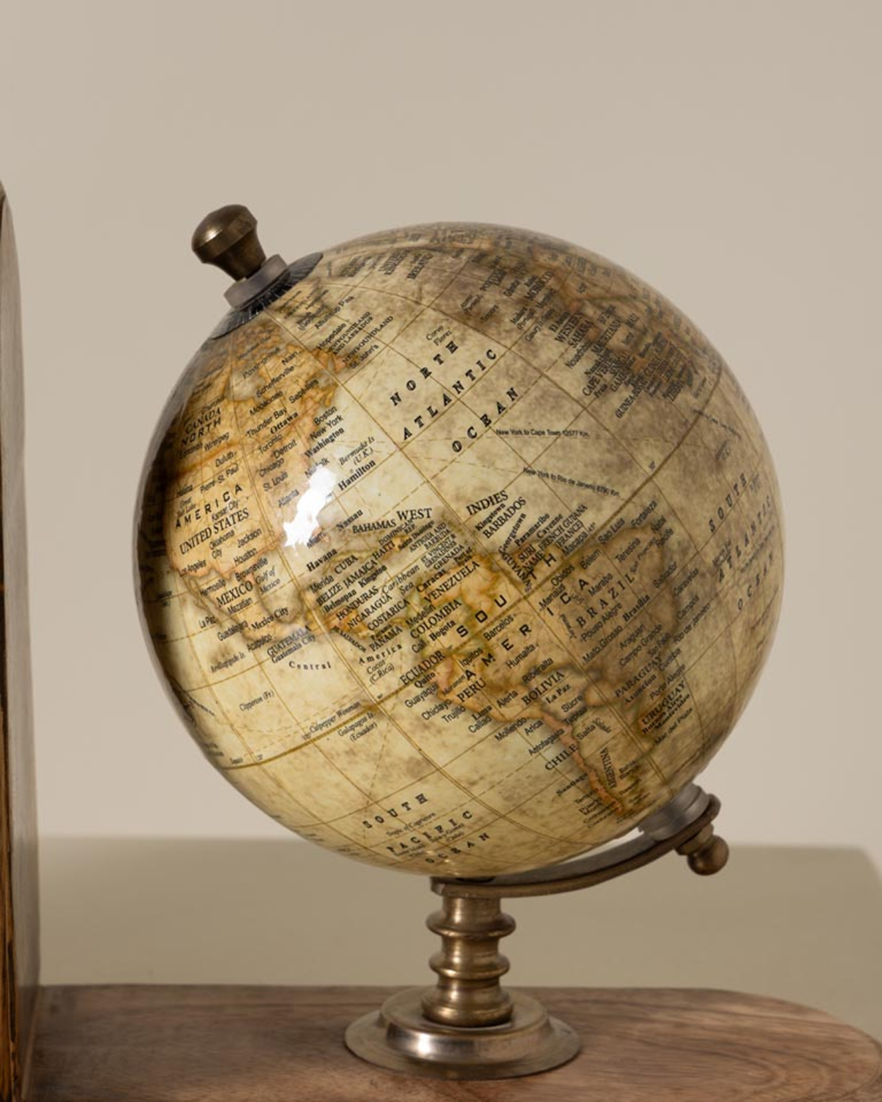 Oxton globe bookends