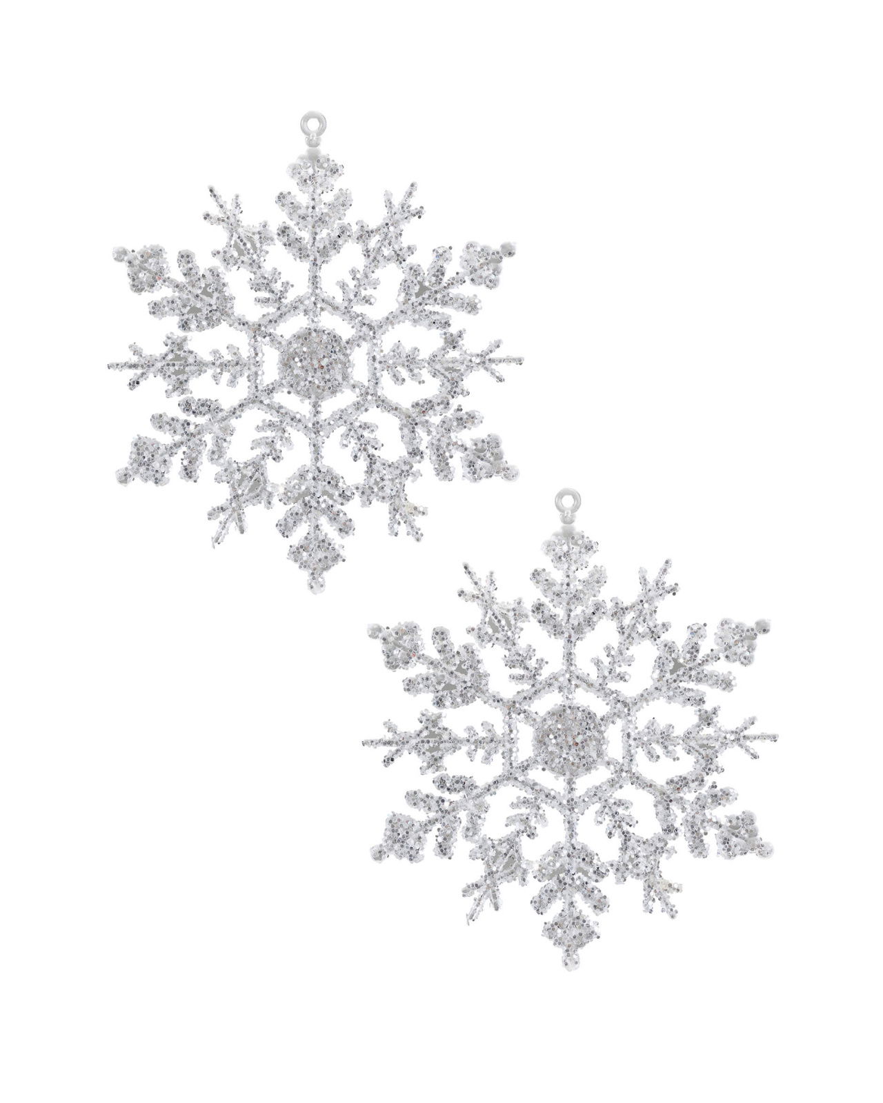 Tindra snöflingor silver 2-pack