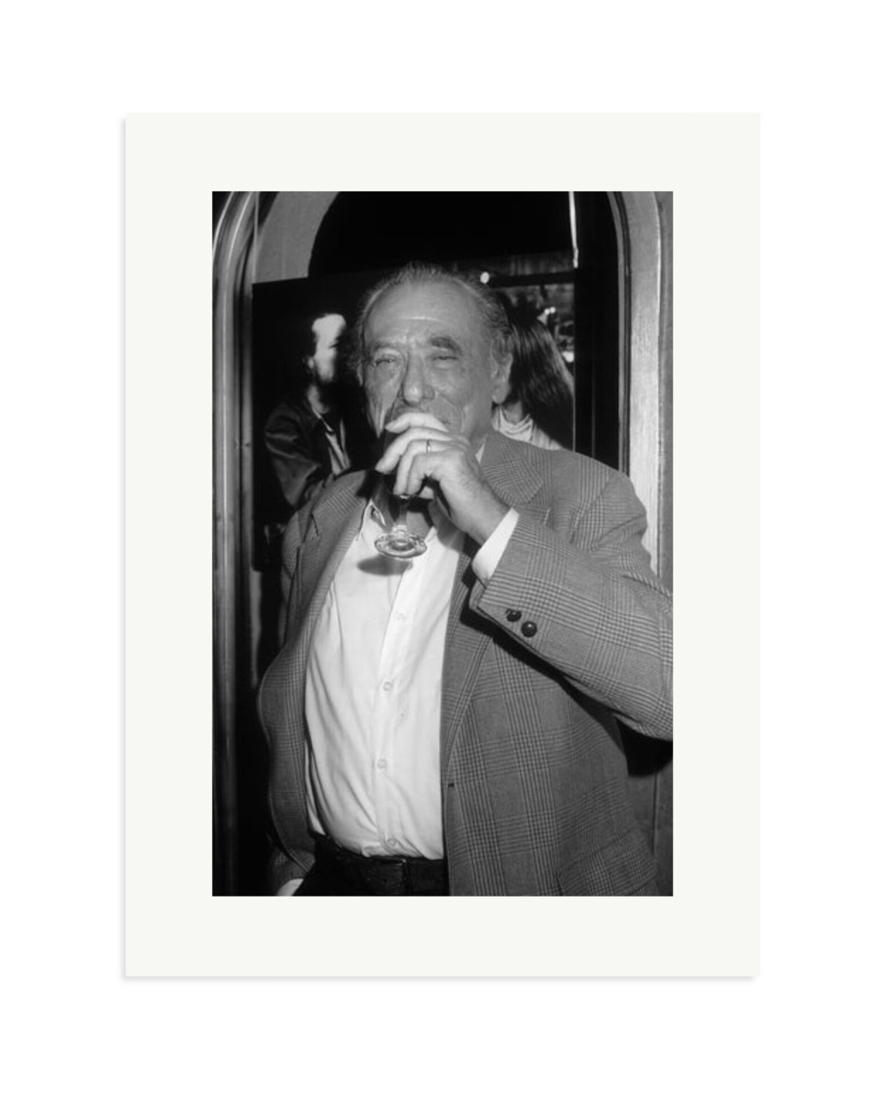 Charles Bukowski Portrait Print Only / XL