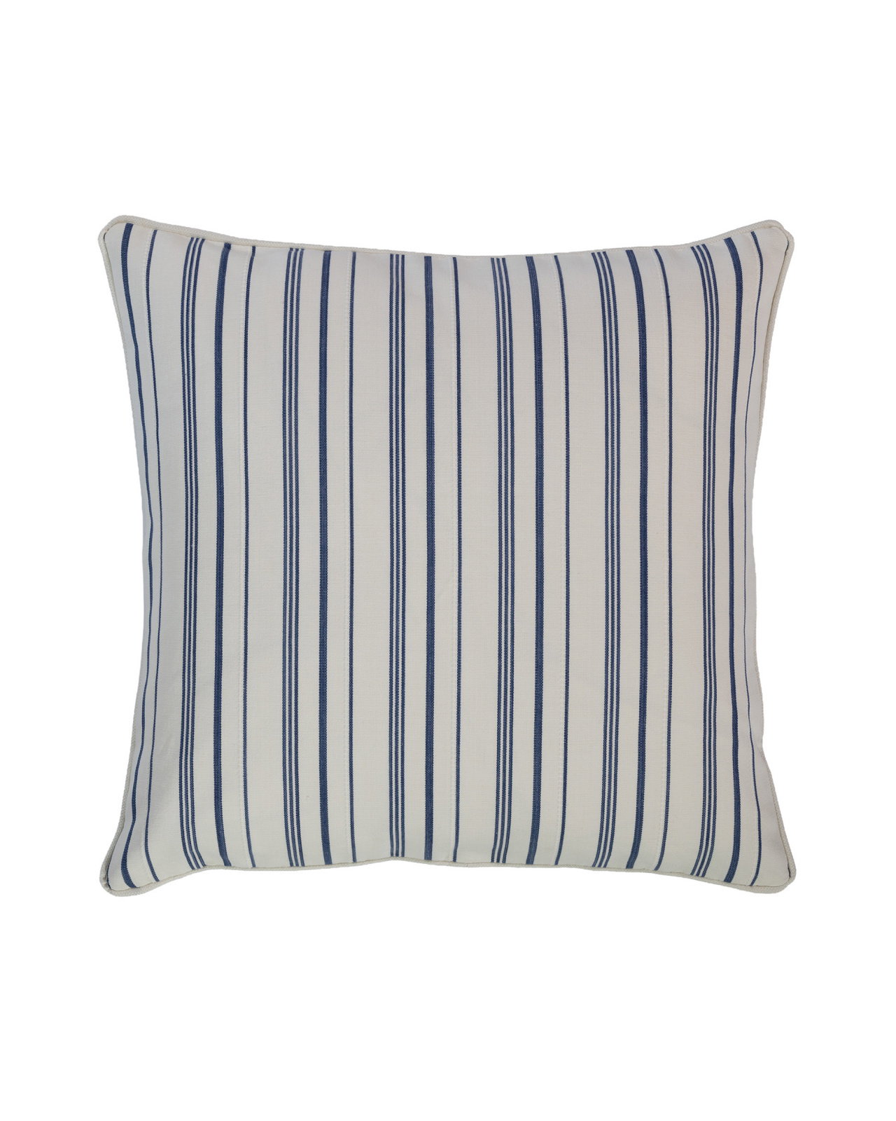 Annick Ticking kuddfodral blå/vit