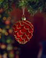 Jolly Pinecone Ornament