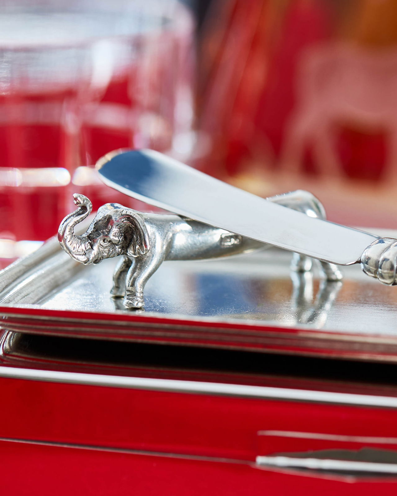 Elefant knivstöd tenn