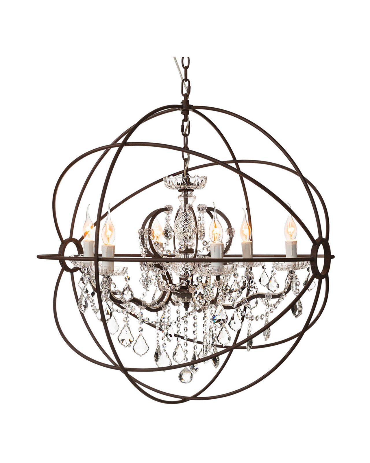 Rome Crystal Chandelier Antique