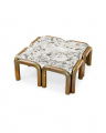 Sunwood Coffee Table Vintage Brass