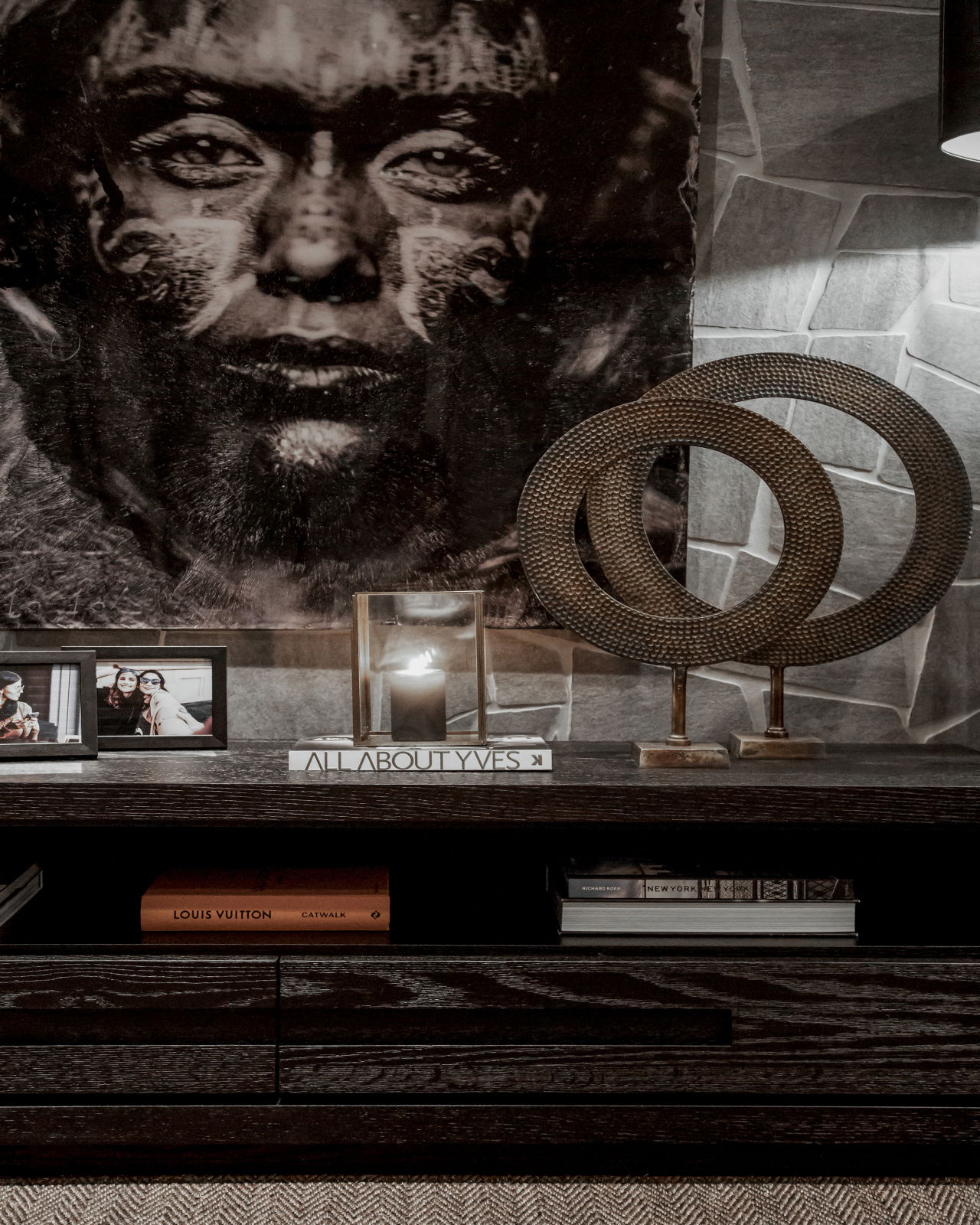 Hunter mediabänk svart liten OUTLET