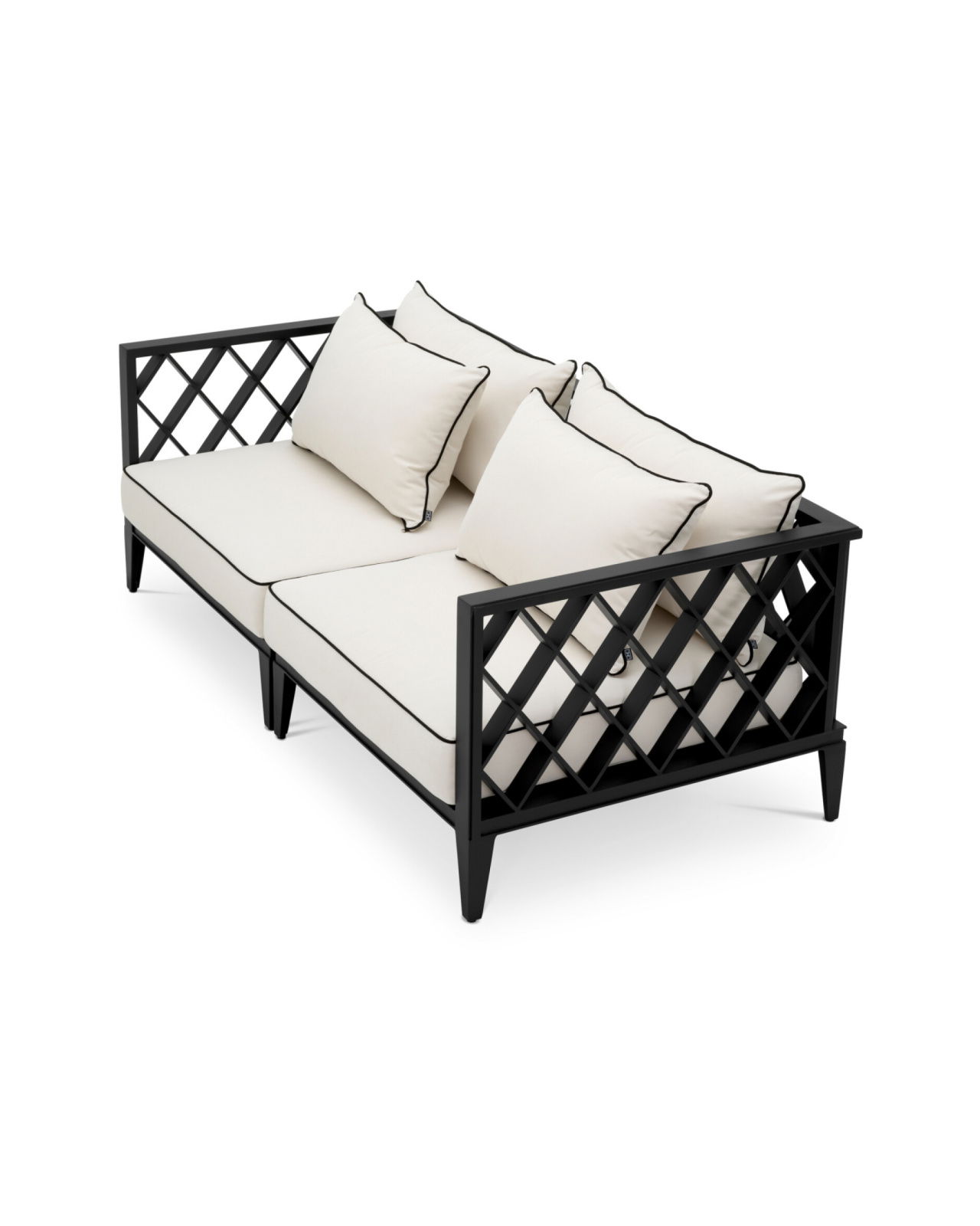 Ocean Club soffa 2-sits svart