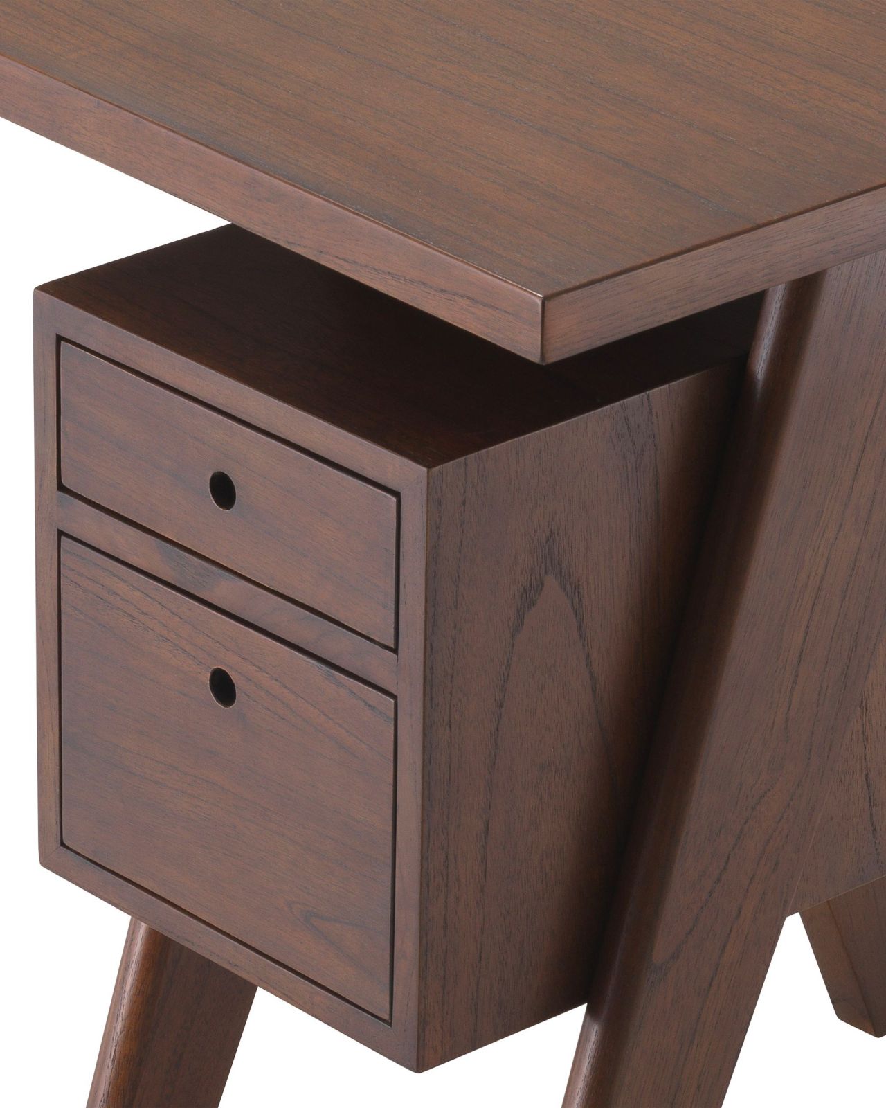 Jullien skrivbord brun