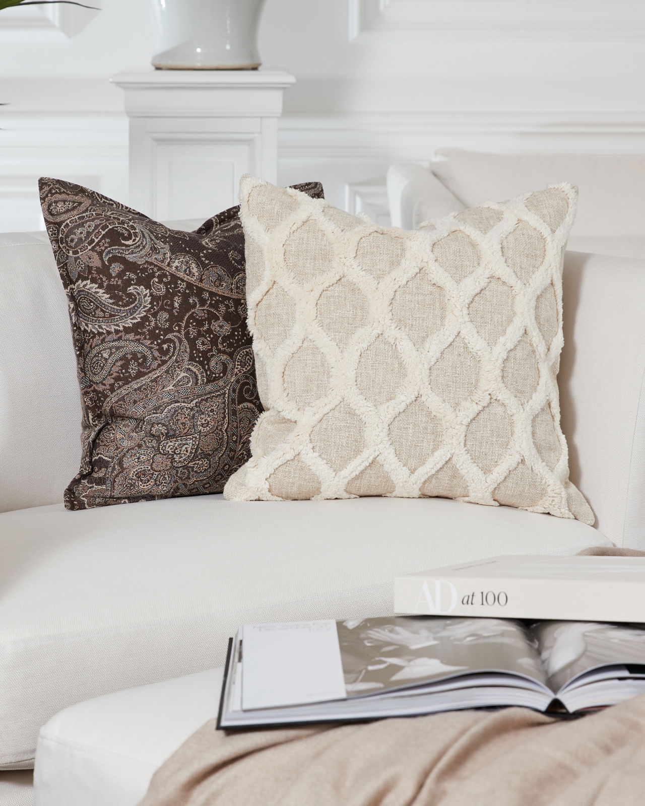 Eroz Cushion Cover Brown OUTLET