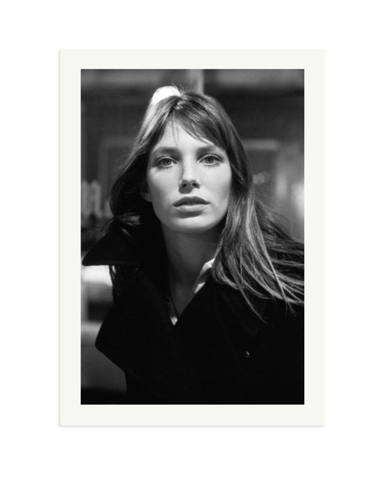 Jane in Paris, Black and White Print Only / XXL