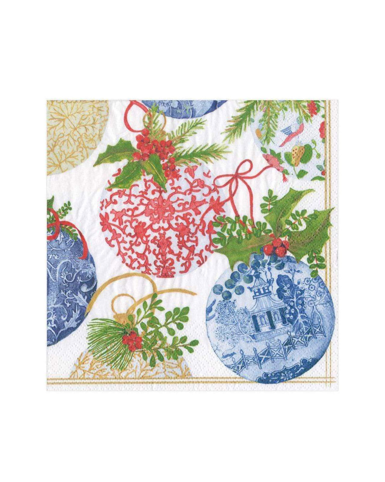 Baubles Christmas Napkins 20-pack