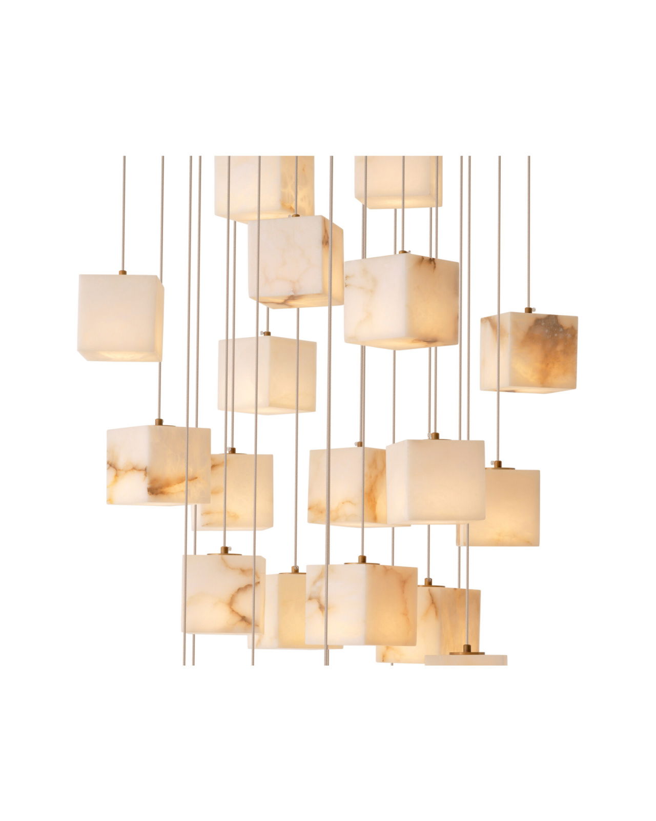 Duboce Chandelier Vintage Brass