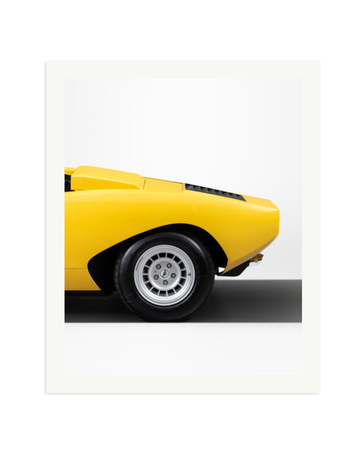 Lamborghini Countach Wheel Print Only / XXL