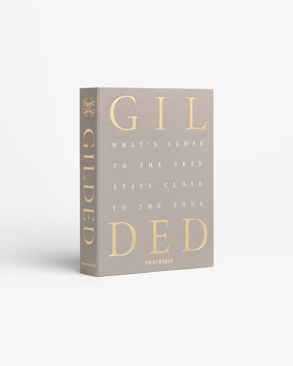 Gilded smykkeskrin grå/gull