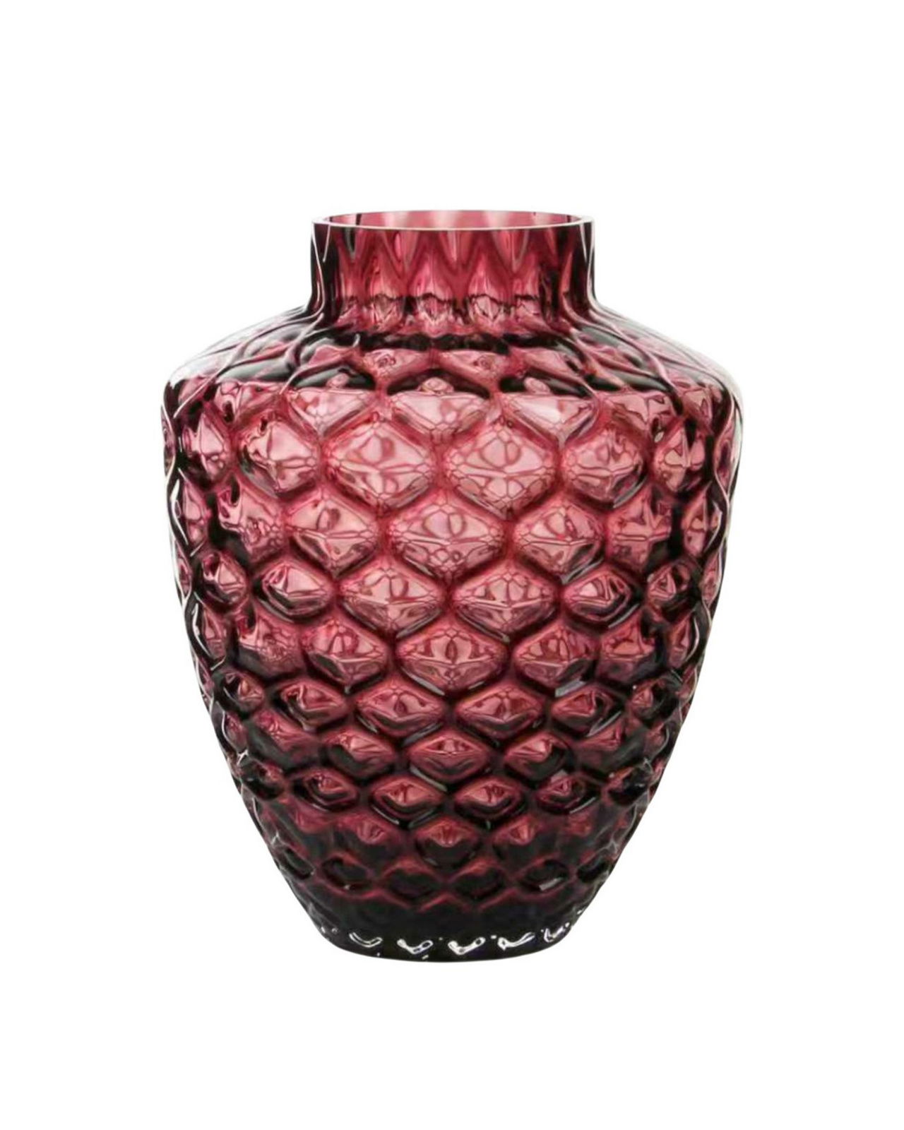 Montclair glazen vaas paars