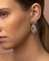 Alice Bow Earrings Crystal