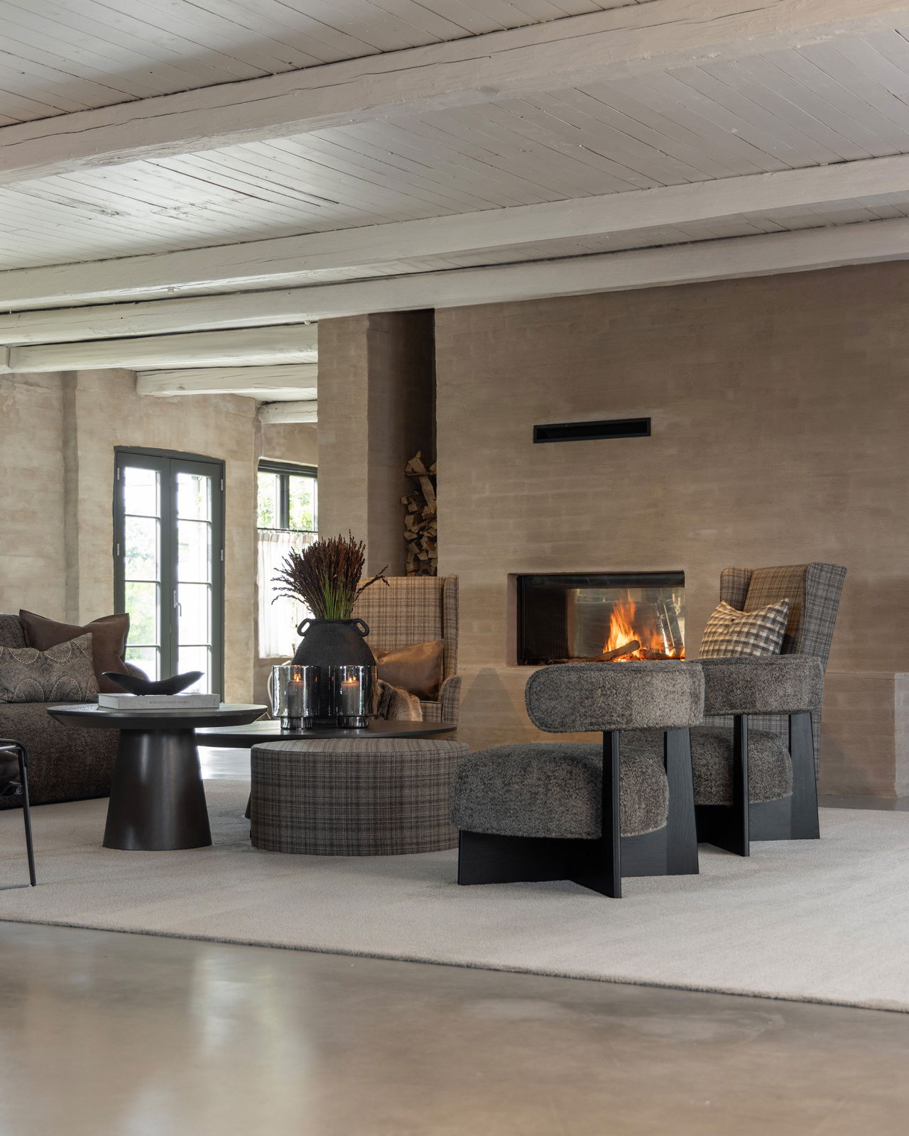 Porto fåtölj vega wood