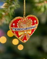 Camden Heart Ornament Red