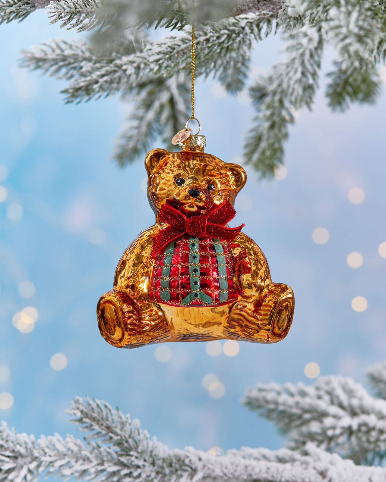 teddy bear christmas decoration