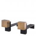 Chitry andiron messing 2-pak