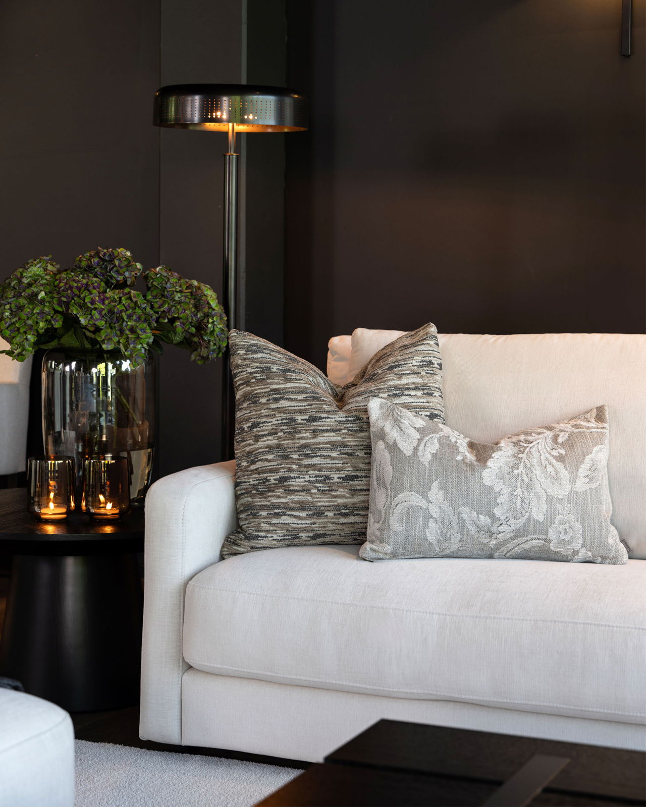 Serena pudebetræk flower oyster